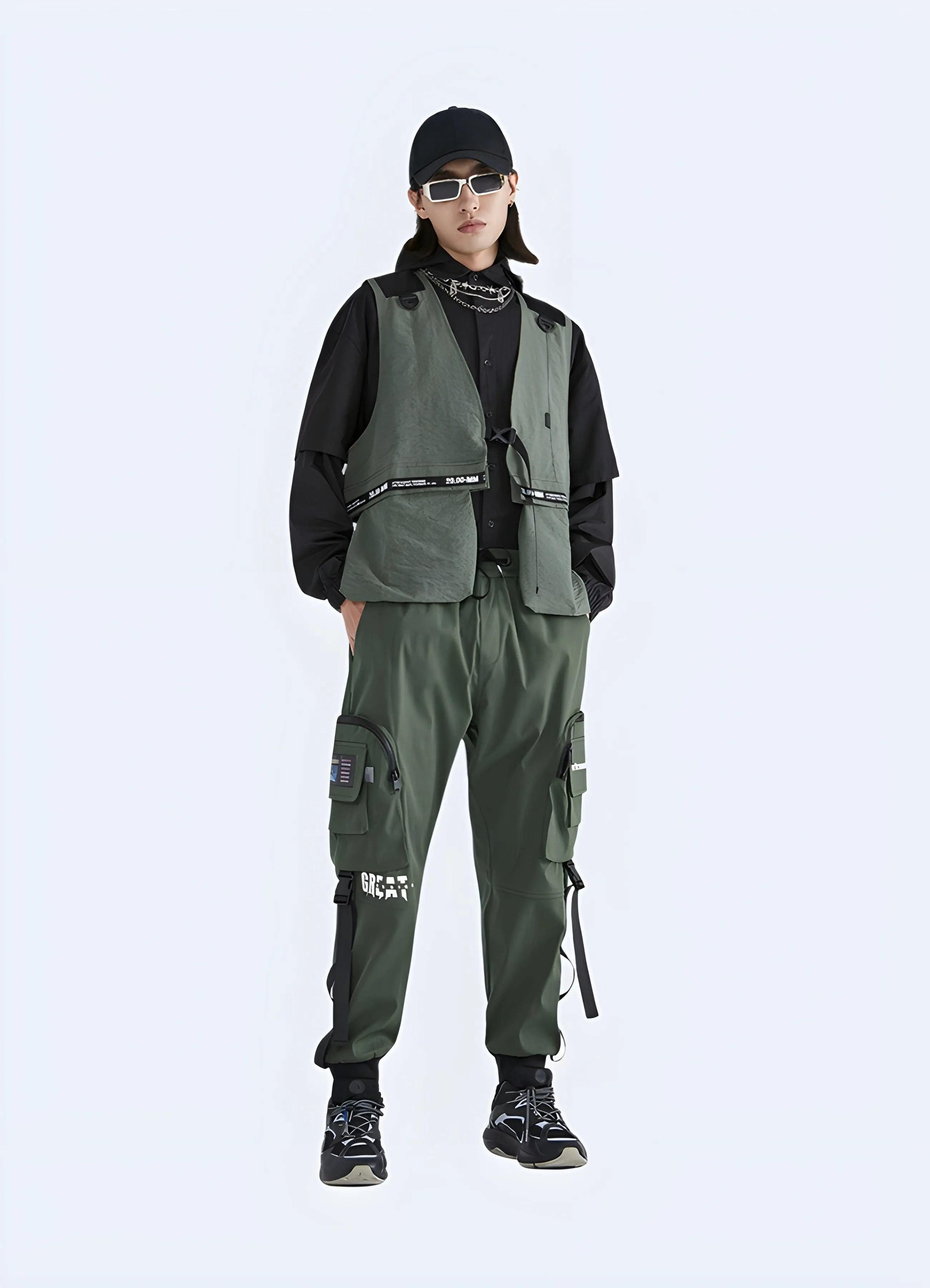 Techwear Cargo Trousers