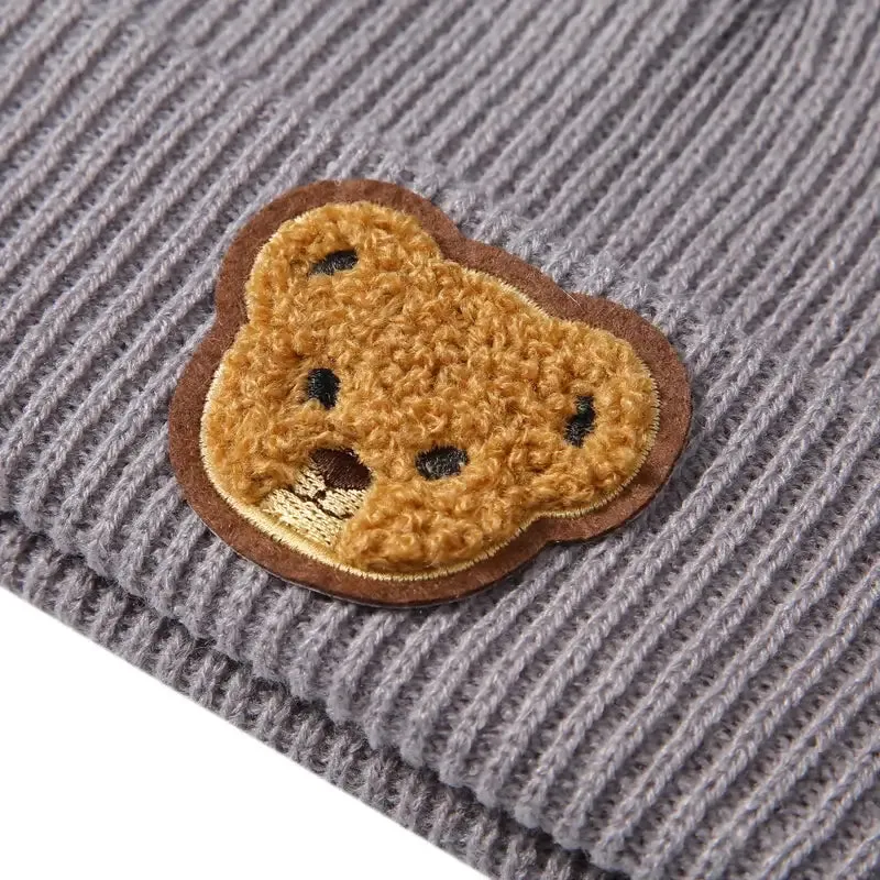 Teddy Pom Pom Beanie