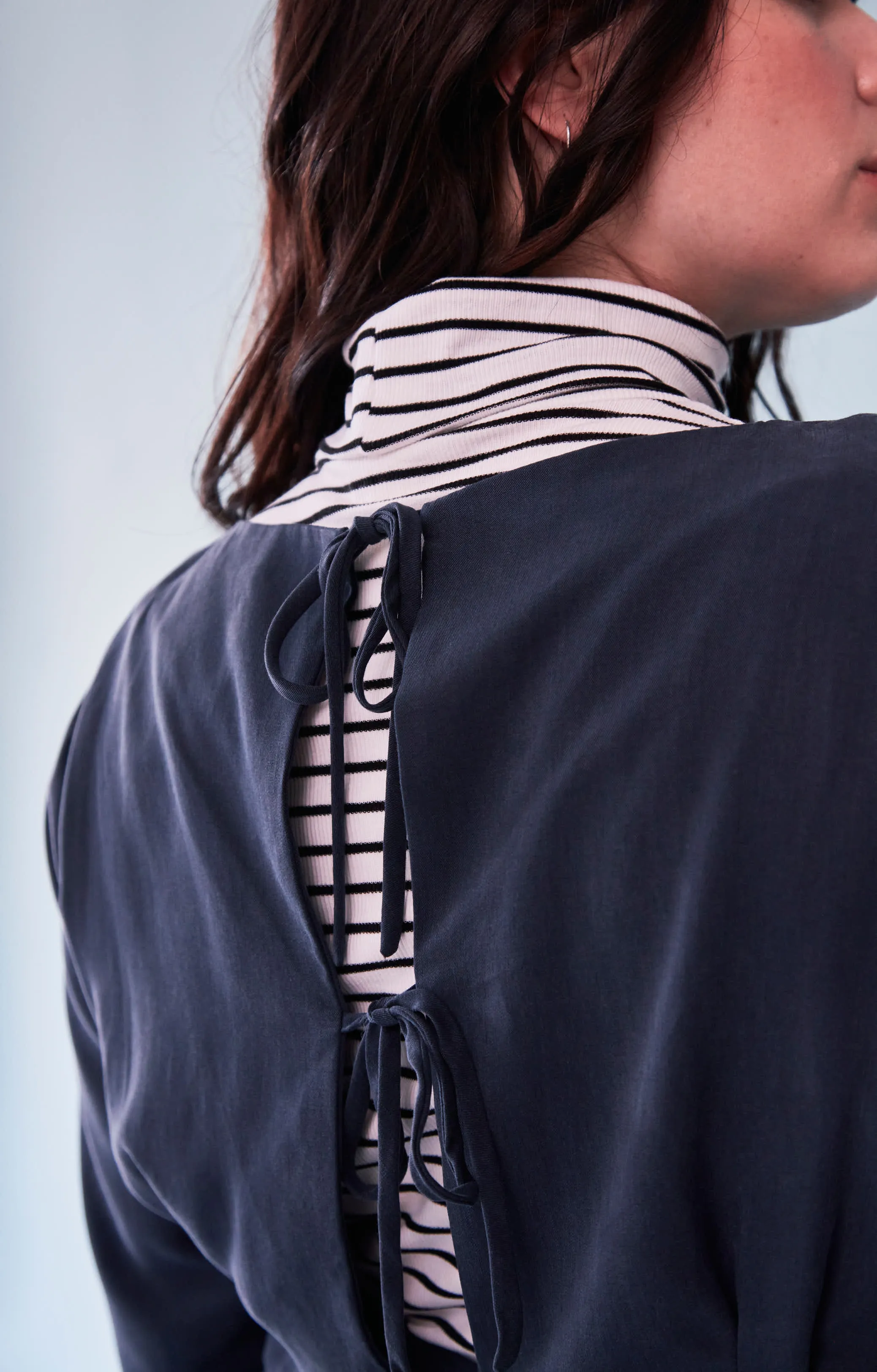 The Bringing Sexy Back ezp® Jumpsuit Navy Lyocell