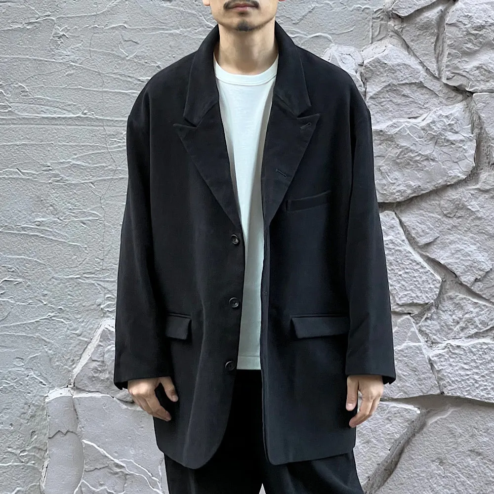 THE DAY - MOLESKIN LONG TAILORED JACKET - D23W-05002