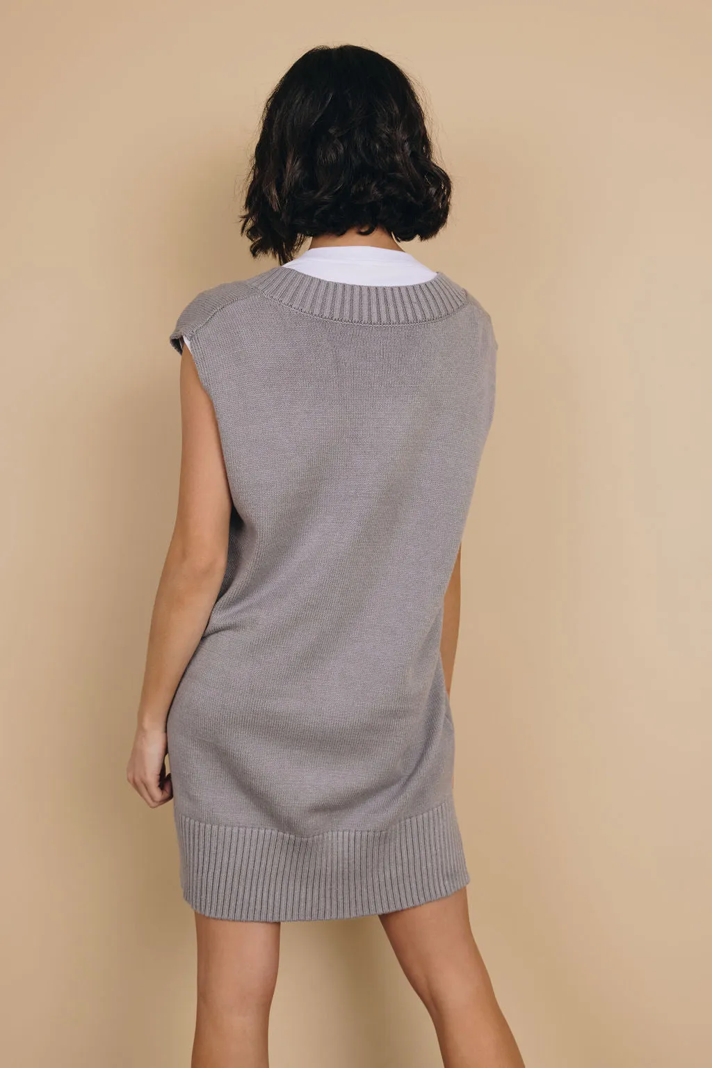 Tiana Knit Pullover Vest Dress