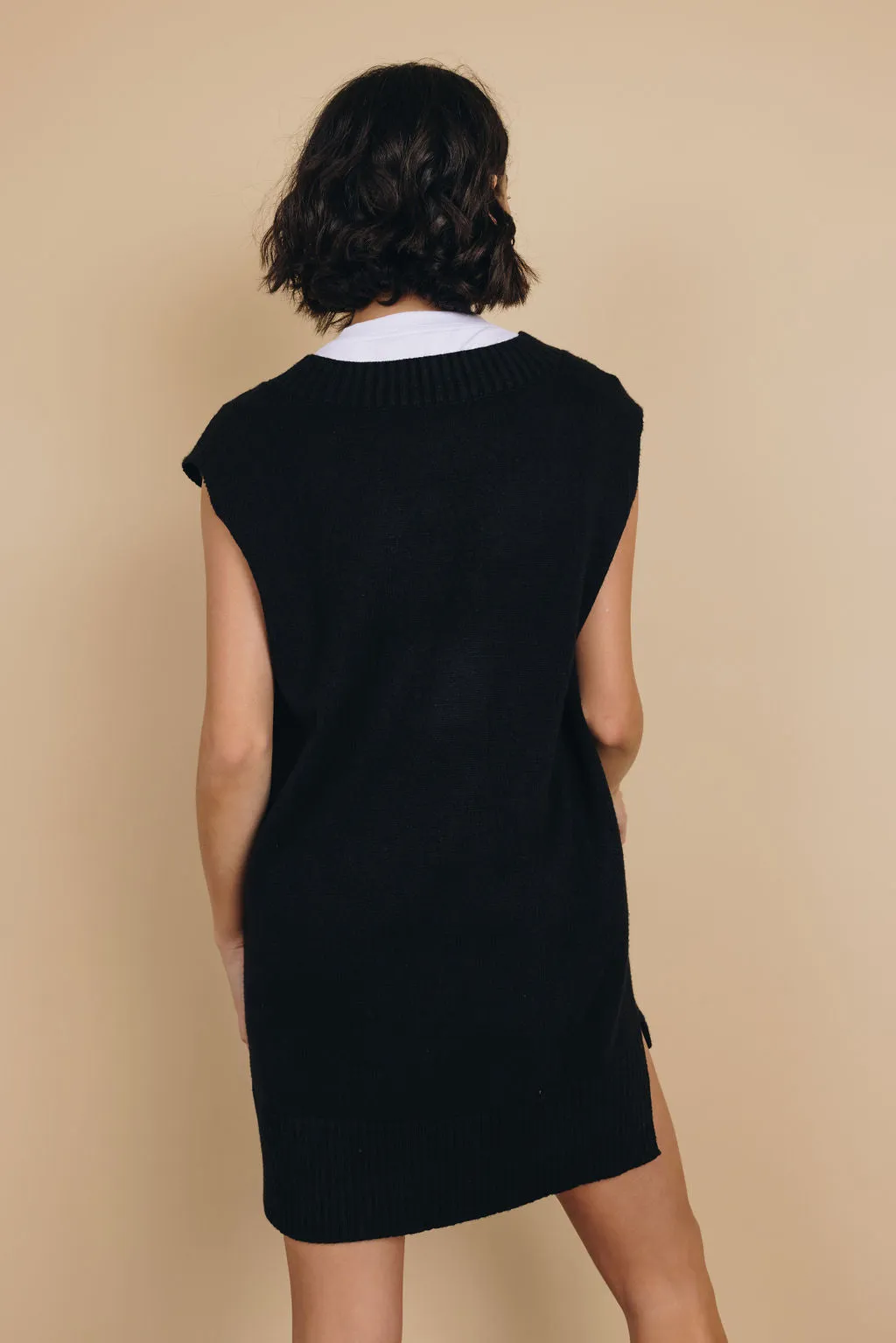 Tiana Knit Pullover Vest Dress
