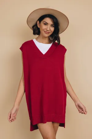 Tiana Knit Pullover Vest Dress