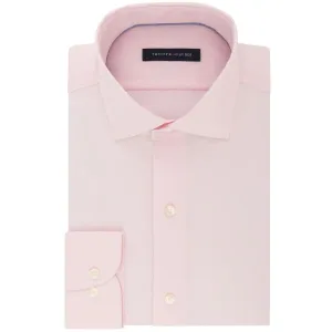 Tommy Hilfiger Mens Regular Fit Non-Iron Stretch Dress Shirt Petal