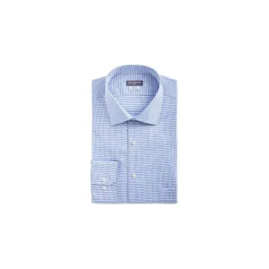 Van Heusen Regular Fit Stretch Solid Color Long Sleeve Button Down Shirt Blue Stone