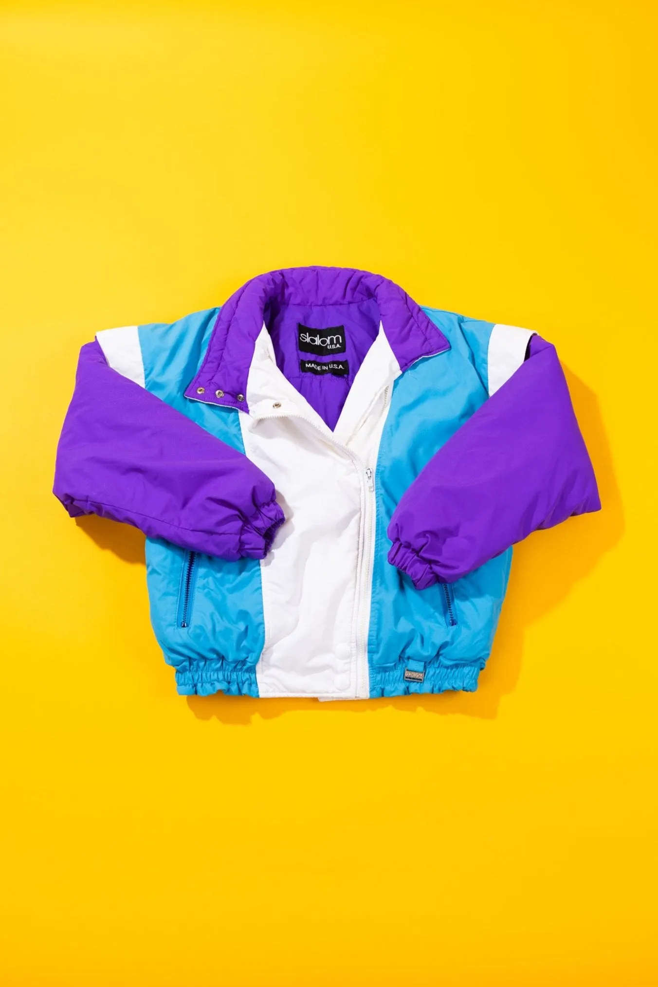 Vintage 80s Slalom Puffer Jacket