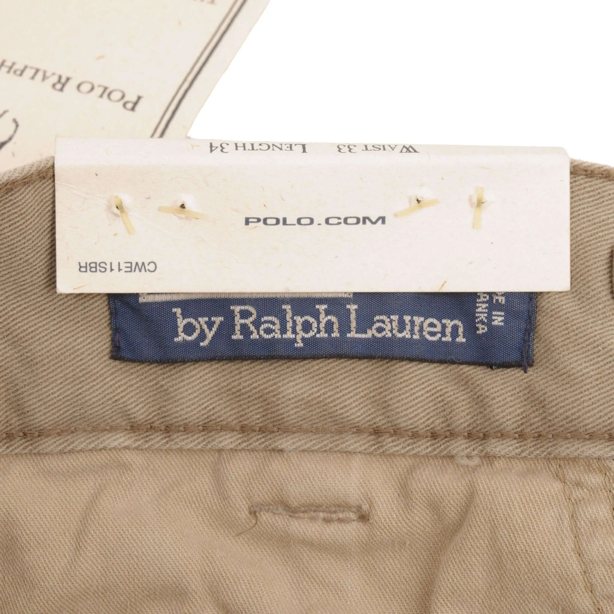 VINTAGE POLO RALPH LAUREN CARGO PANTS 1990S SIZE 33X34 DEADSTOCK