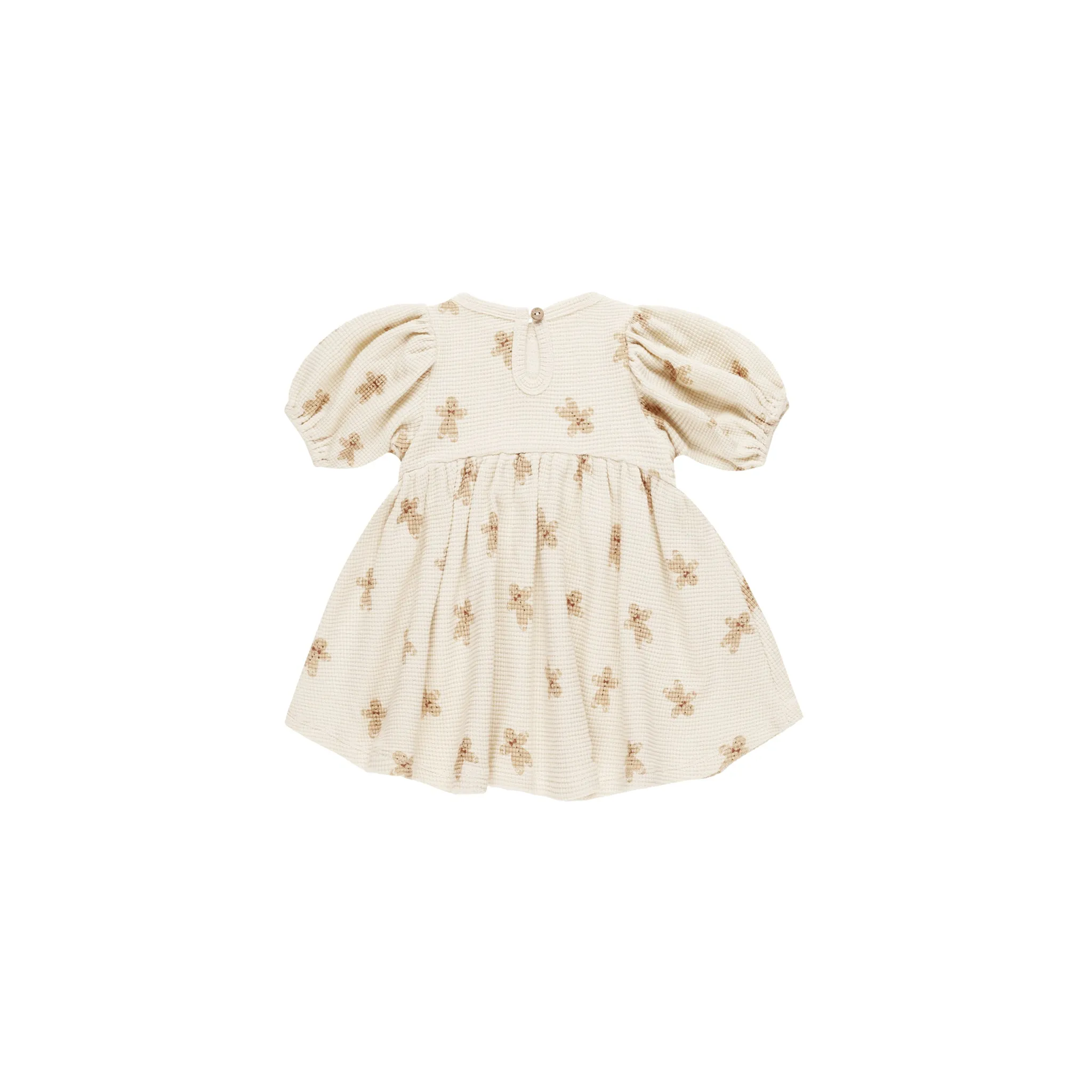 Waffle Babydoll Dress | Gingerbread