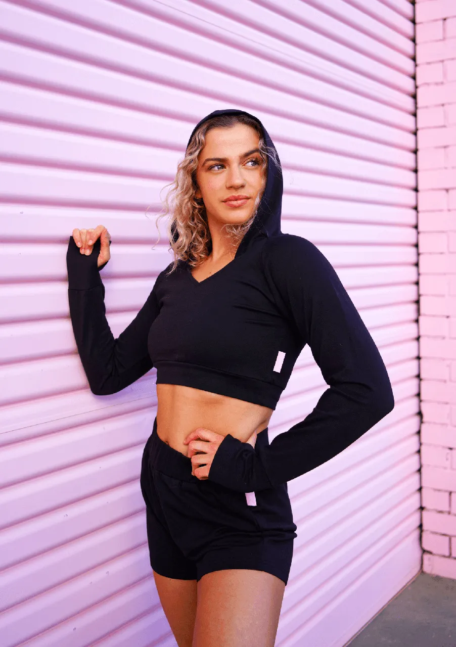 Warm Up Shorts, Black