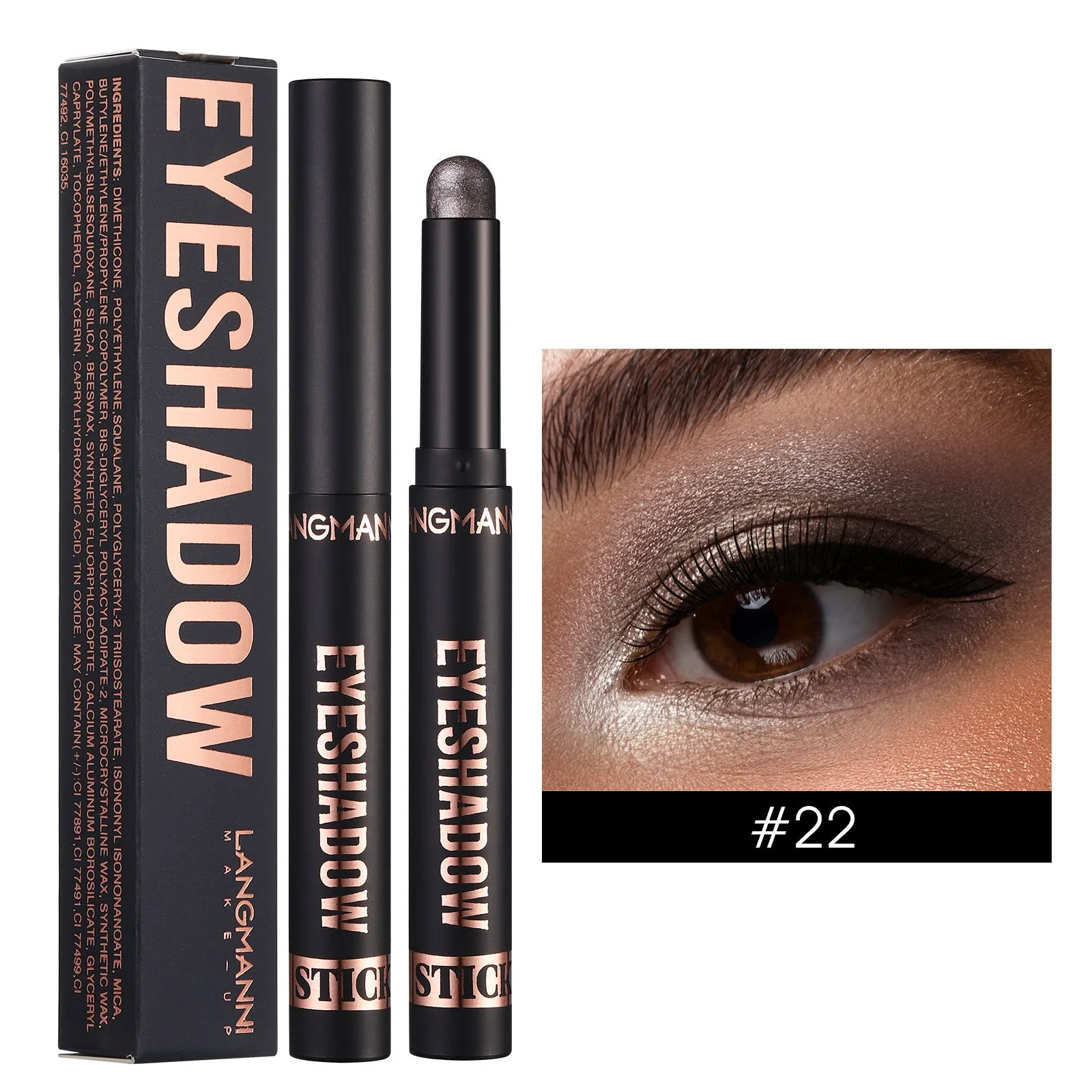Waterproof Eye Shadow Stick – Shimmer & Matte Finish