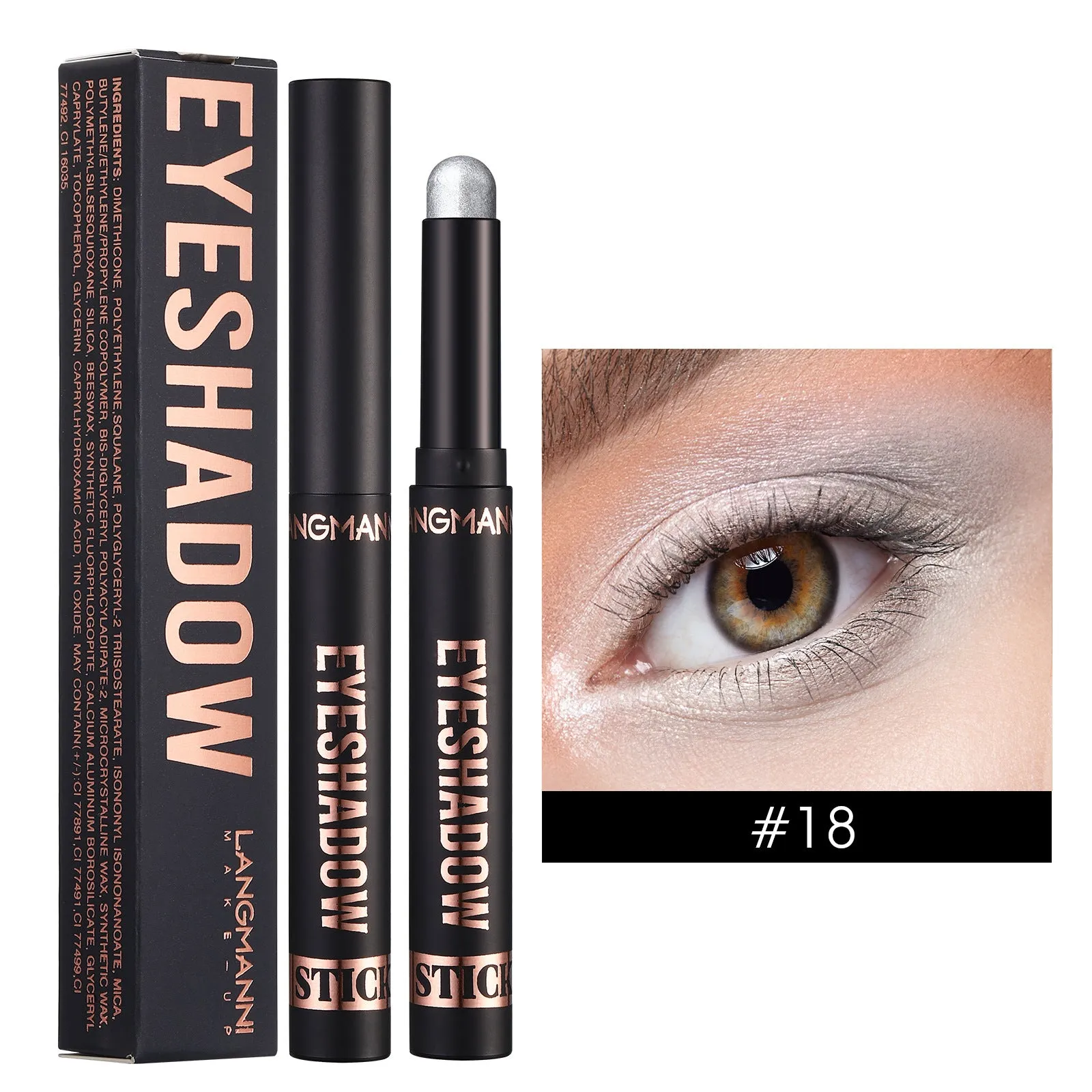 Waterproof Eye Shadow Stick – Shimmer & Matte Finish