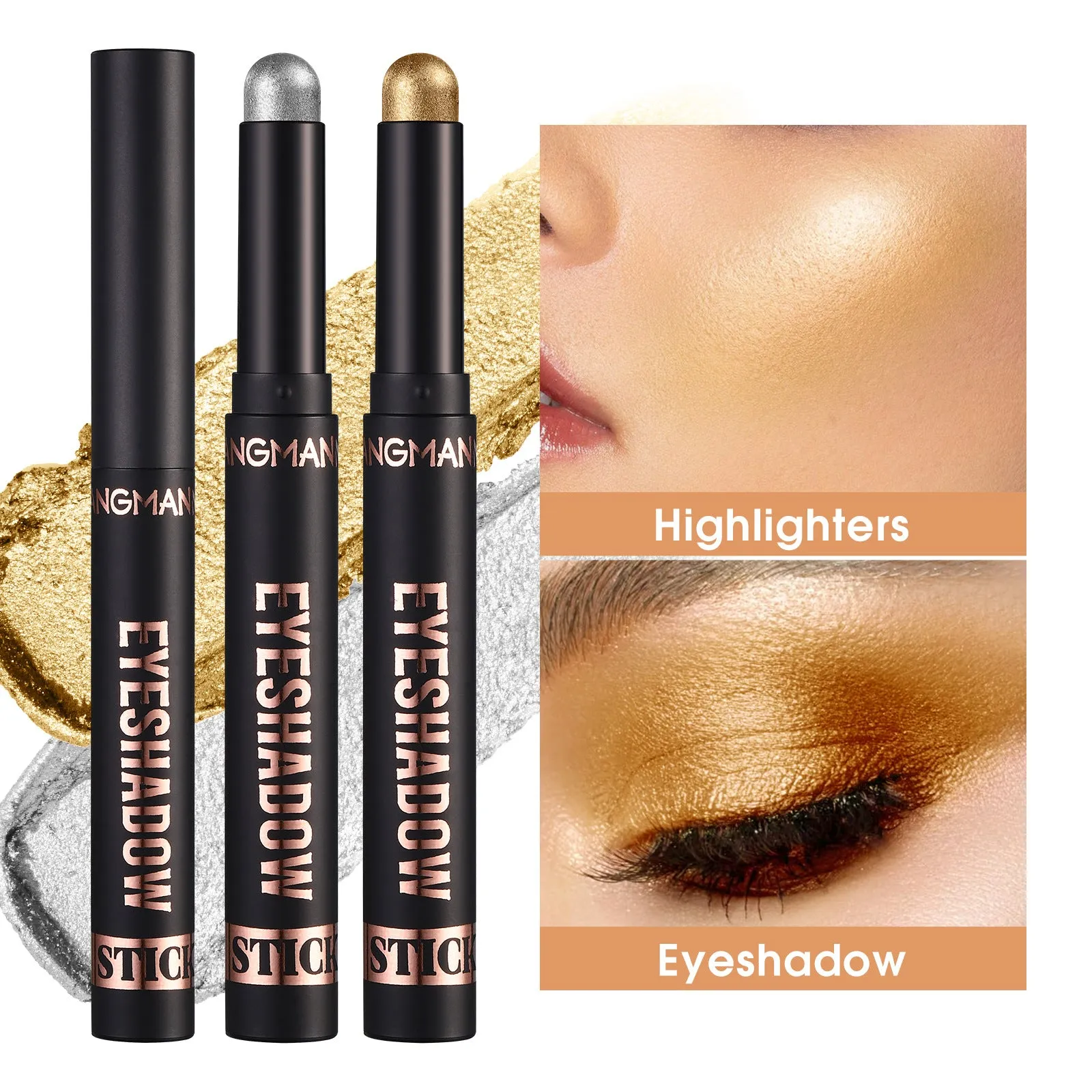 Waterproof Eye Shadow Stick – Shimmer & Matte Finish