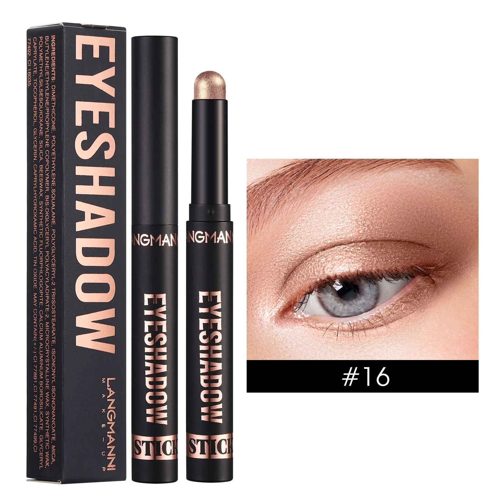 Waterproof Eye Shadow Stick – Shimmer & Matte Finish