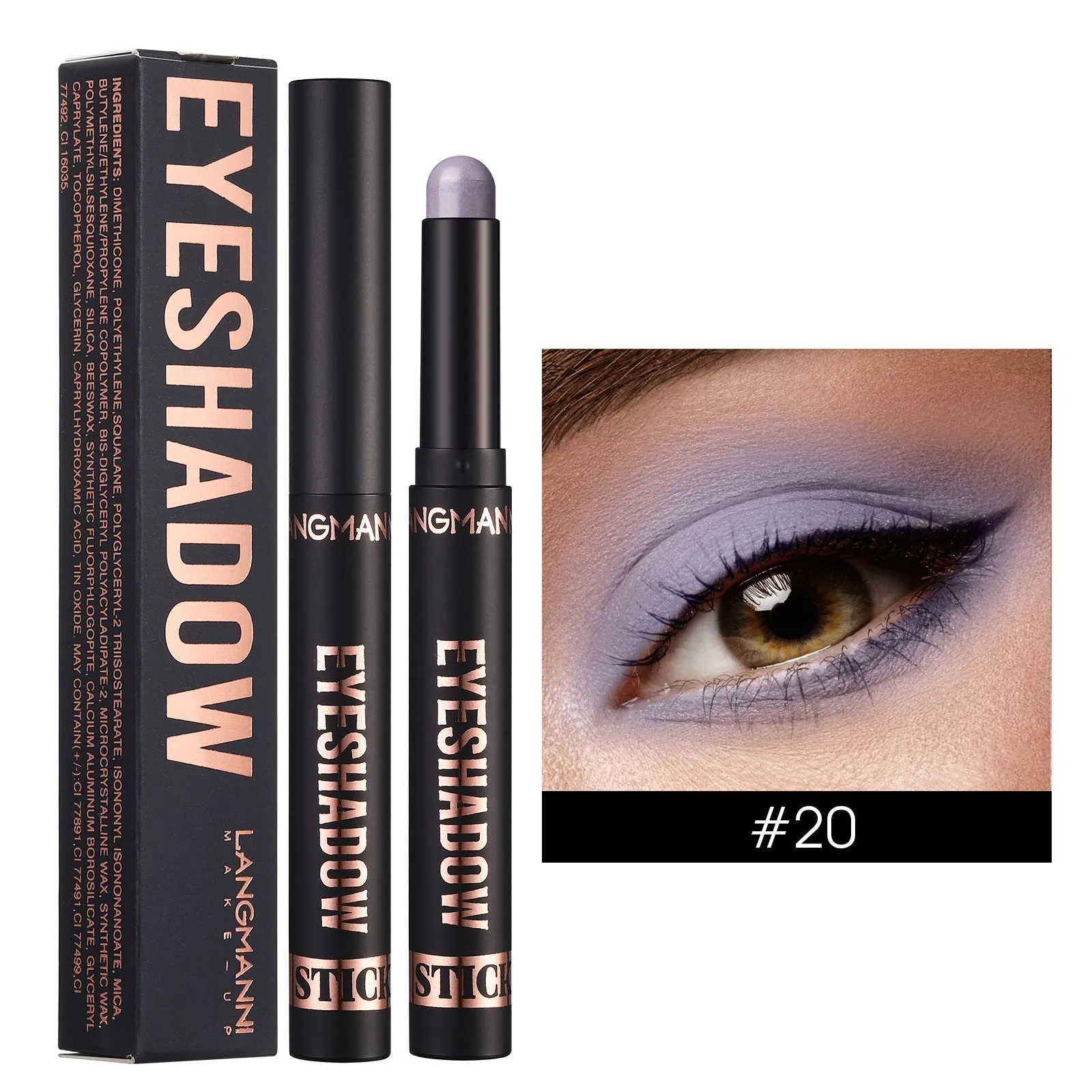Waterproof Eye Shadow Stick – Shimmer & Matte Finish