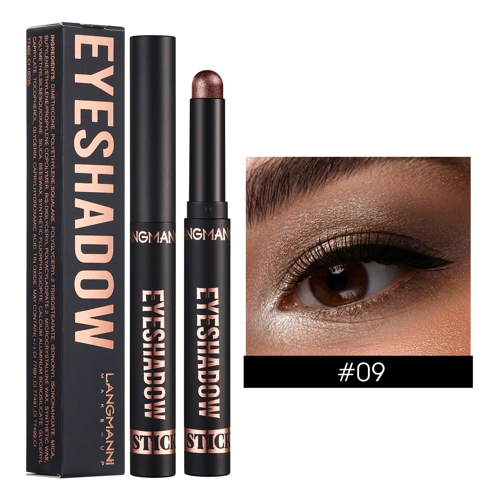 Waterproof Eye Shadow Stick – Shimmer & Matte Finish