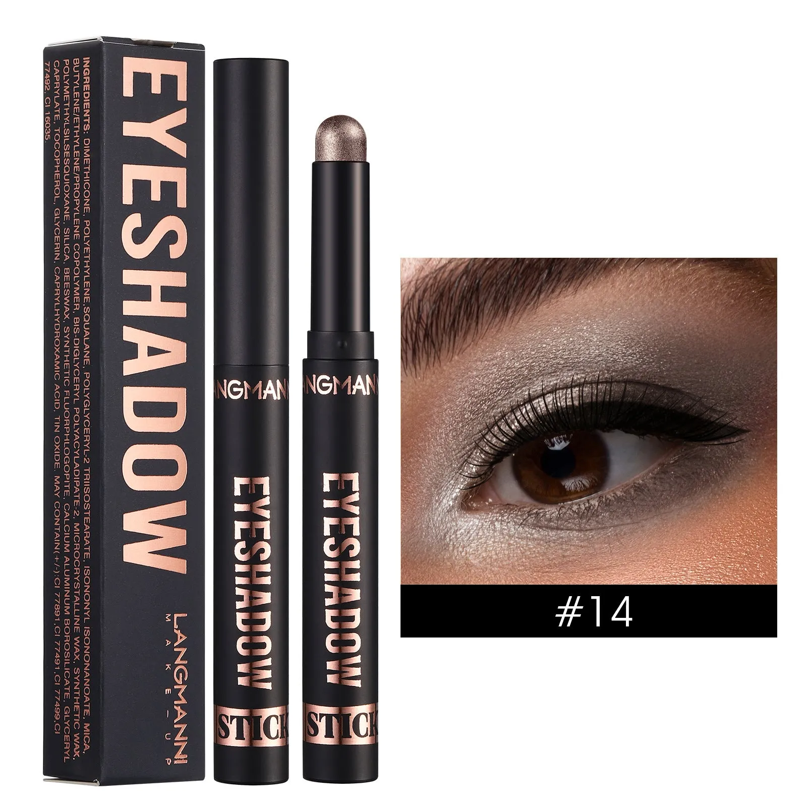 Waterproof Eye Shadow Stick – Shimmer & Matte Finish
