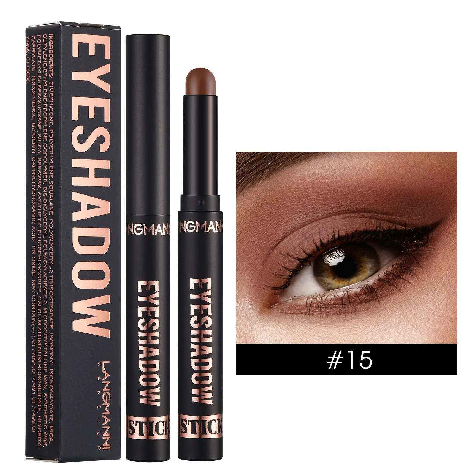 Waterproof Eye Shadow Stick – Shimmer & Matte Finish