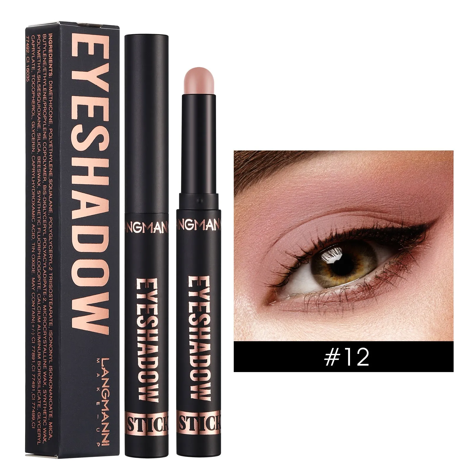 Waterproof Eye Shadow Stick – Shimmer & Matte Finish