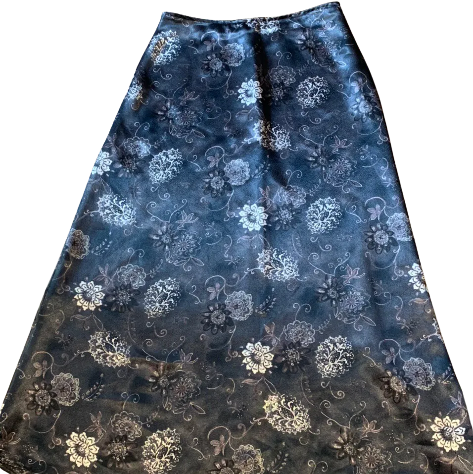 We too floral y2k early 2000s maxi skirt size 9