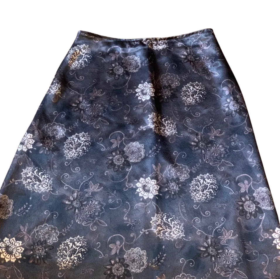 We too floral y2k early 2000s maxi skirt size 9