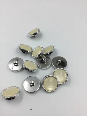White & Silver Unique Designed Downhole Buttons