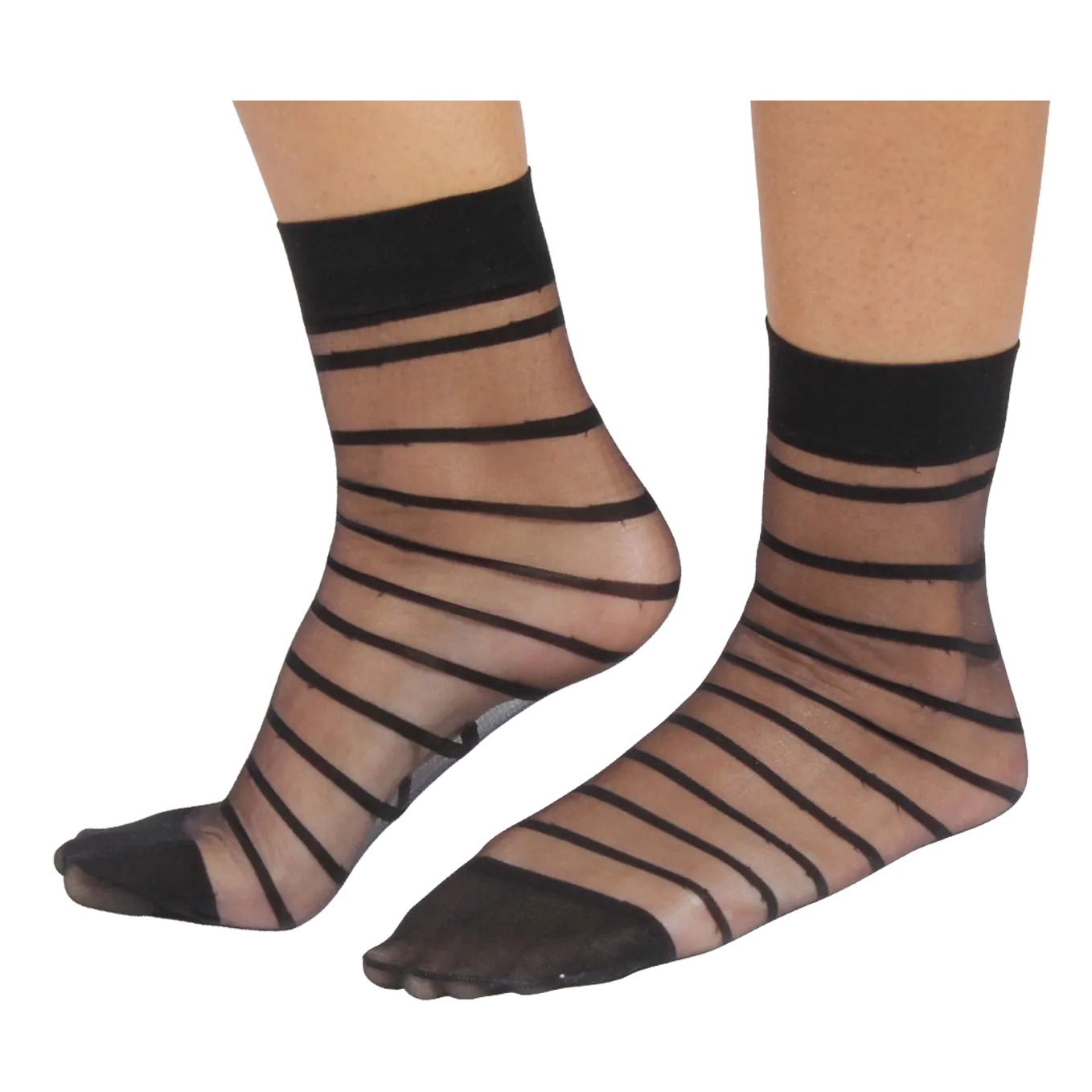 Women's Ankle-High Stripes Jacquard-Knit Hosiery Socks