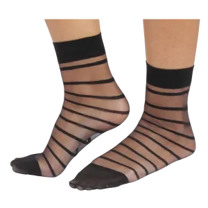 Women's Ankle-High Stripes Jacquard-Knit Hosiery Socks