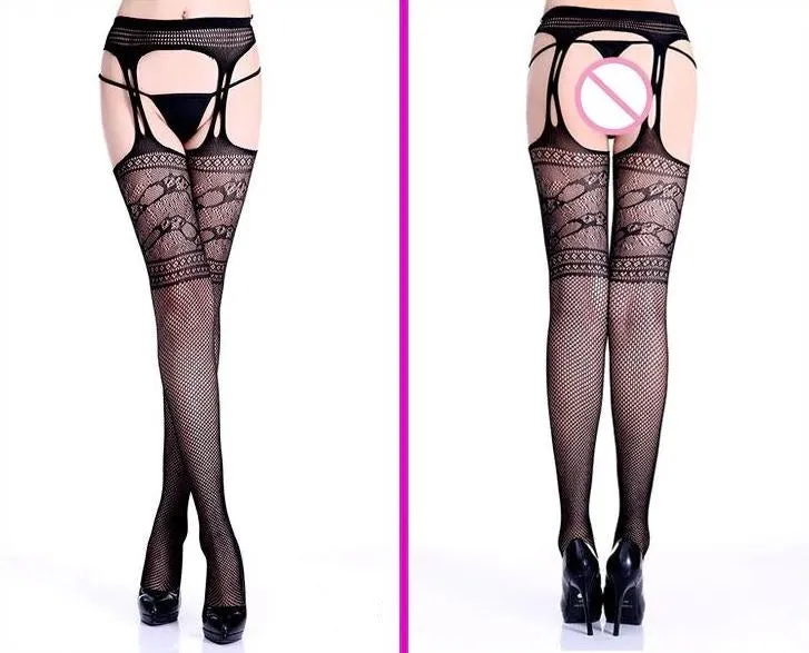 Women's Garter Net Hose Fishnet Tights