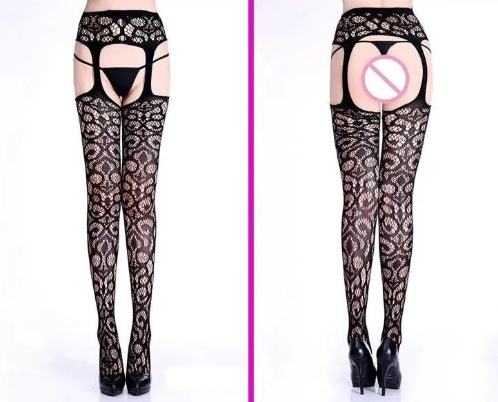 Women's Garter Net Hose Fishnet Tights