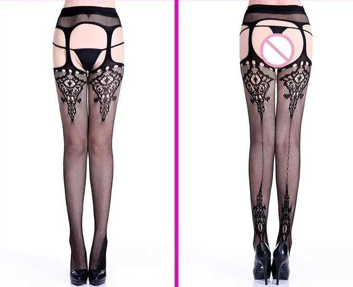 Women's Garter Net Hose Fishnet Tights