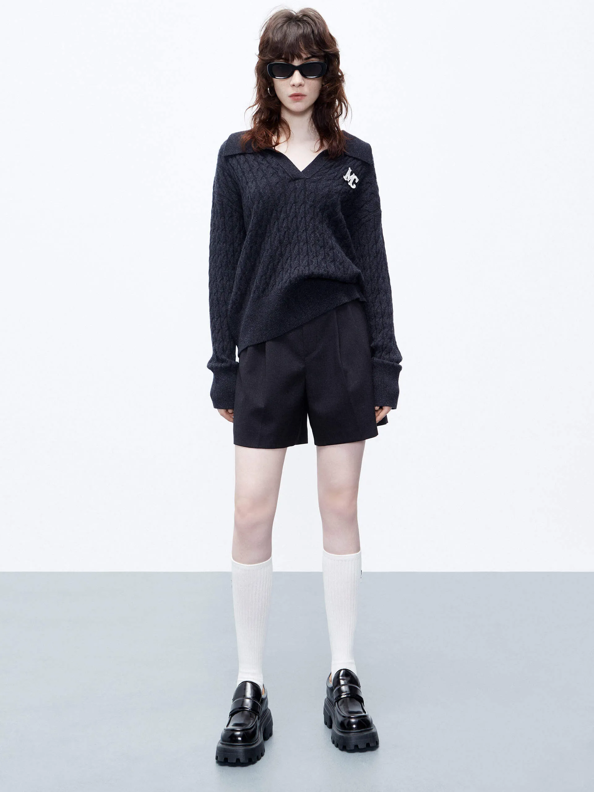 Wool Tailored Shorts