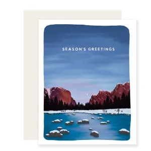 Yosemite Greetings Card | Season'S Greetings Card